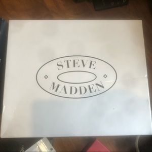 Steve Madden wedgie grey suede size 8